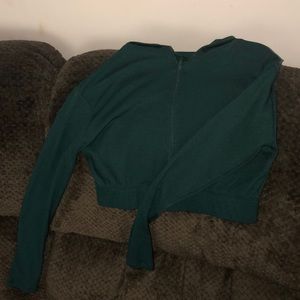 XS cropped shirt